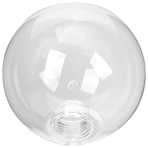 Luxshiny Lámpara De Globo De Cristal De Repuesto Pantalla Roscada G9 Cubierta De Lámpara De Bola Transparente De 120Mm Protector De Bombilla Para Lámpara Colgante De Techo
