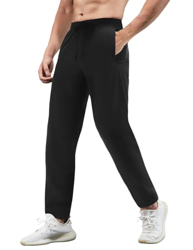 Men's Sweatpants, TriProof Stretch Track Pants Men with Zipper Pocket Drawstring Joggers for Men Lightweight Pants