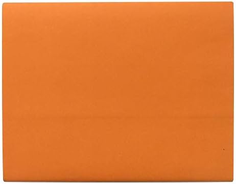 Amazon 半切 万里 染 オレンジ 10枚 漢字用 加工紙 書道半紙 文房具 オフィス用品