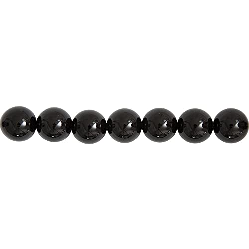 Fil Onyx 14mm en pierres boules pour composer vos bijoux d'ancrage quotidiens