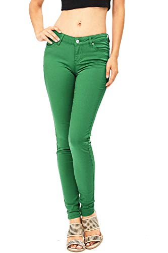 Celebrity Pink Women\'s Juniors Mid-Rise Jeggings Fit Skinny Pants (13, Apple)