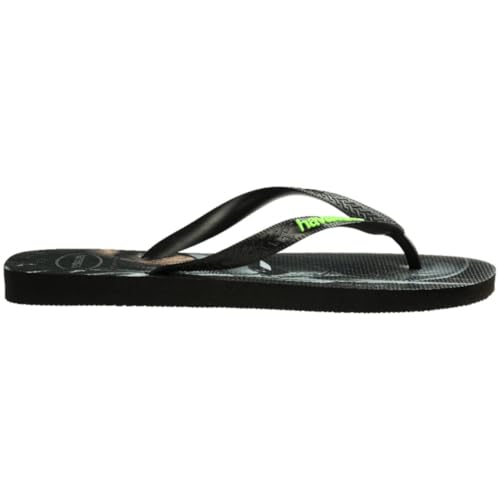 Chinelo Havaianas Masculino Batman Top Heróis DC (Preto, BR, Adulto, Faixa Numérico, M, 41, 42)