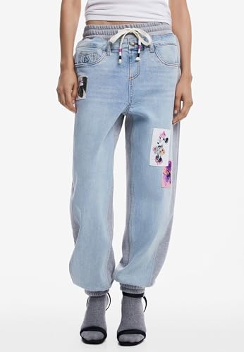 Desigual Women's Minnie Mouse™ Jogger Jeans3