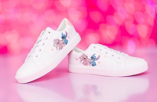 Stitch and Angel Womens Sneakers Low Top Lace Up3