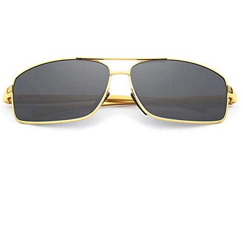 Óculos de Sol Masculino Piloto Retangular Oley Polarizados com Proteção uv400 (C1)