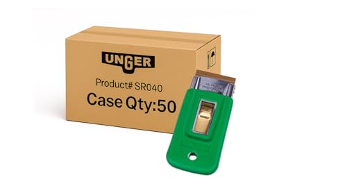 Image of Unger-SR040CT Safety Scrapers , Green, 50 count (Pack of 1)