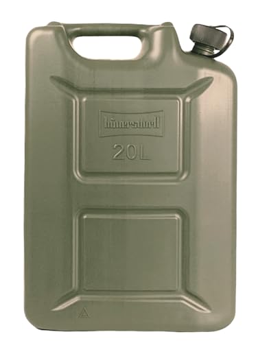 hünersdorff 802010 Kraftstoff-Kanister Profi 20L für Benzin, Diesel und andere Gefahrgüter, UN-Zulassung, Made in Germany, TÜV-geprüfte Produktion, oliv – Bild 3
