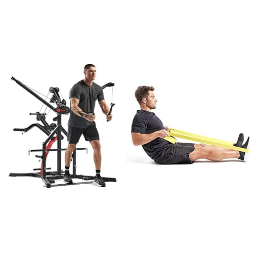 Sunny Health Fitness Home Gym - SF-HG92401 100 LB Resistance Band Bundle NO 088-100