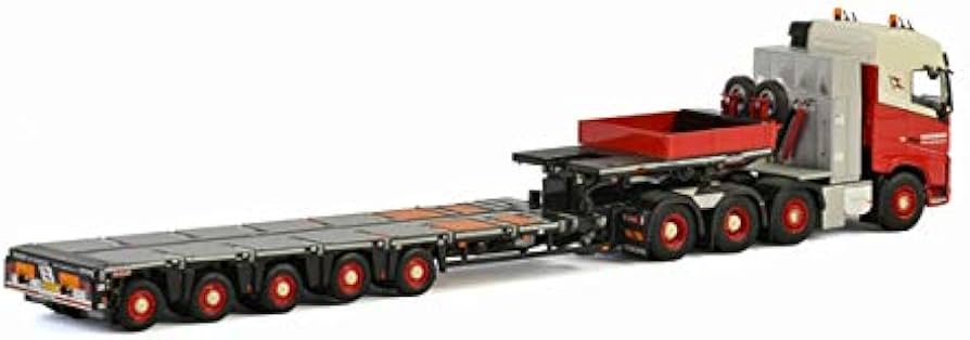 WSI VOLVO FH16 10×4 NOOTTEBOOM 1／50 FloZ WSI for VOLVO FH4 GLOBETROTTER 8x4 Nooteboom MCO PX-5 AXLE