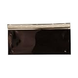 JAM PAPER #10 Business Foil Envelopes - 4 1/8 x 9 1/2 - Black - 100/Pack