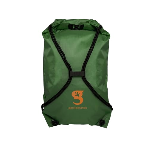 Image of geckobrands Embark 10L Drawstring Backpack - Waterproof, Lightweight Dry Bag for Beach, Hiking, and Light Water Activities