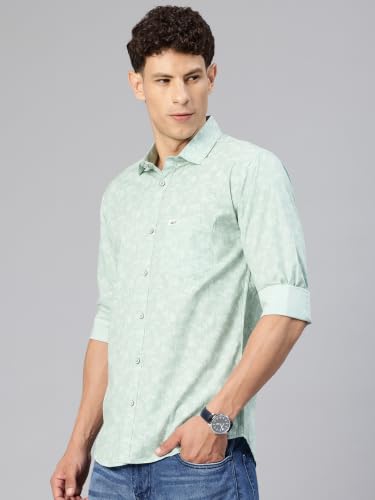 Image of Majestic Man Stylish Geomatric Print Casual Shirt - Pure Cotton| Full Sleeve | Trendy & Comfortable