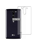 Vaxson 2-Pack Back Protector Film, compatible with LG G Vista D631 TPU Guard Cover Skin Sticker [ Not Front Tempered Glass Screen Protectors ]