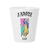 CÉRAMIQUE BLANCHE : Fabriqué en céramique véritable, ce pot est stable et solide. Sa finition blanche brillante offre un contraste magnifique avec le vert des plantes et met en valeur le design imprimé.