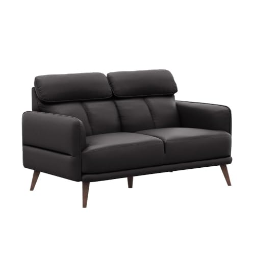 Image of Wakefit Sofa Set | 5 Year Warranty | Sofa 6 Seater, 6 Seater Sofa for Living Room, Wooden Sofa Set, Sofa Set 3+2+1 Seater - Azores(Robin : Black)