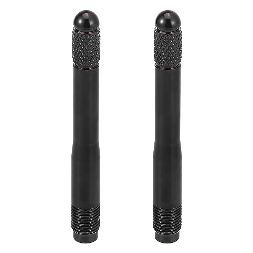 X AUTOHAUX 2pcs Black M14x1.5 Car Wheel Alignment Pin Wheel Hanger Rim Stud