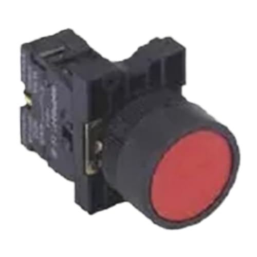 Terminal de tornillo de cabeza plana de 22 mm 1NO para interruptor momentáneo