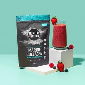 Wild Caught 300g Hydrolysed Marine Collagen Peptides Powder for Hair Skin Nails Muscles (Plastic Free Packaging)