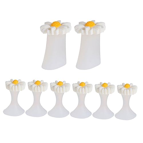 HAKIDZEL 8Pcs Silicone Toe Separators for Comfortable Toe Spacers for Nail Polish Application Nail Art Supplies present for Nail Art Lovers
