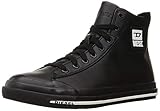 Gummierte Zehenkappe Diesel Herren-Sneaker, (schwarz), 46.5 EU