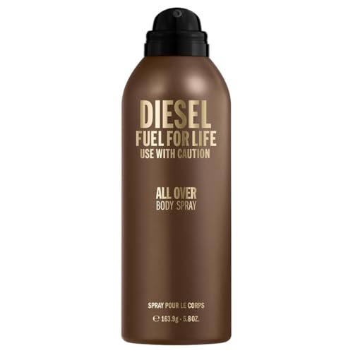 Diesel Fuel for Life, Body Spray Pour Homme, Parfum Sensuel, 200 ml