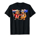 Paraguay Australia Roots Paraguayan Flag Proud Australian T-Shirt