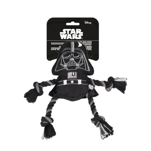 CERDÁ LIFE'S LITTLE MOMENTS - for Fan Pets Star Wars Hundespielzeug, Kuscheltier für Hunde mit Seil - Offizielle Star Wars Lizenz Darth Vader