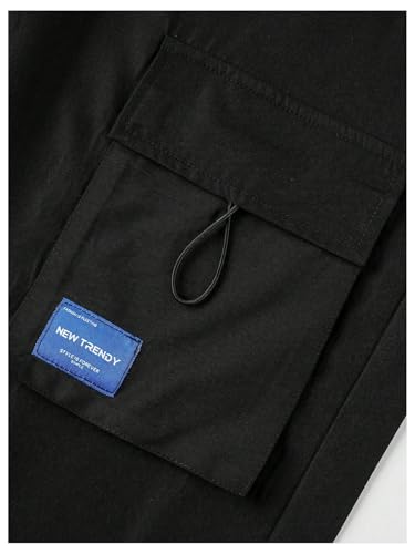 GORGLITTER Boy's Cargo Pants 2 Piece Elastic Waist Hiking Pants Joggers with Pockets3