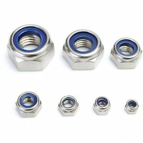 Image of SYLIX M3 Thread Stainless Steel Nylon Self-Lock Nut (pack of 50pcs)
