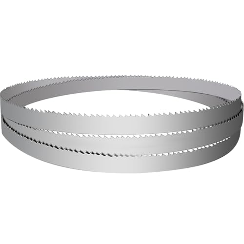 Image of 144 inch Sawmill Bandsaw Blades 1-Pack Compatible with Wood-Mizer, Bandsaw Blades Compatible with Woodland, Harbor Freight, Frontier, Timbery,TMG Industrial Mills, 10All-Purpose Sawing
