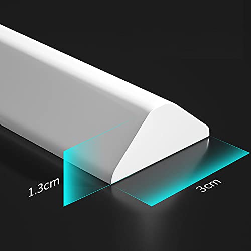 Barrera de agua de silicona autoadhesiva para el suelo, impermeable, protector de ducha transparente de 2 m y tapón de agua para habitaciones húmedas