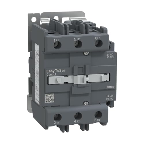 LC1N80F5N contacteur tripolaire 80 A bobine 110 V CA pour armoire électrique