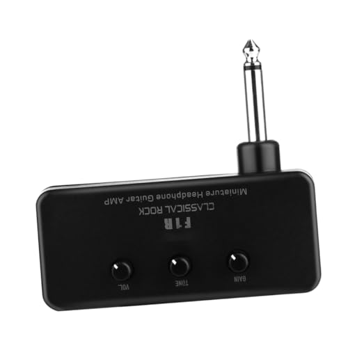 WEKADRIN Mini Amplificateur Guitare Électrique Et Basse Portable, Compact En Aluminium Et Abs, Compatible Guitares Et Ukulélés, Amplificateur Casque De Poche Pour Performances Et Répétitions