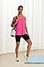 WIHOLL Workout Tops for Women Racerback Sleeveless Athletic Yoga Shirts Quick Dry Non Chafing Activewear Fitness Spring Fashion Clothing Hot Pink S
