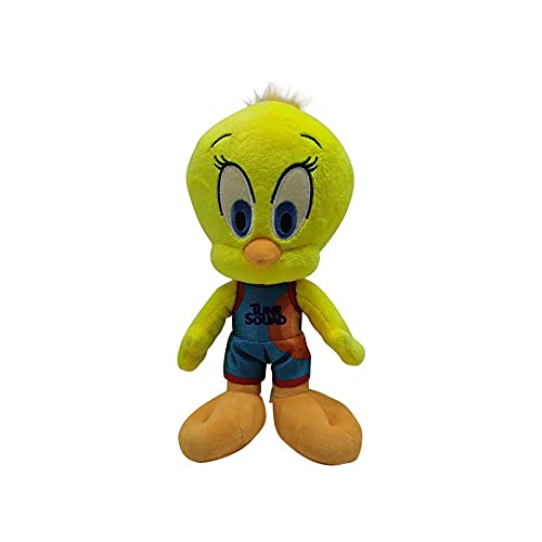 Molisi Space Jam Plush Toys,Space Jam A New Legacy B-Ball Buddies Lola Bunny,Bugs Bunny/Lola Bunny/Tazmanian Devil-Tweety_Bird_10in