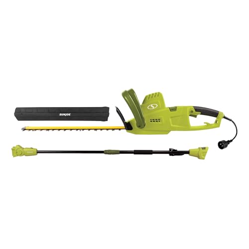 Sun Joe SJH904E Multi-Angle Telescoping Convertible Electric Pole Hedge Trimmer | 19-Inch 4.5 -Amp