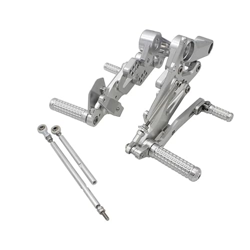 Repose-Pieds Réglables CNC en Aluminium pour Aprilia RS660 avec Grip de Course
