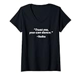 Photo Gallery donna funny vodka trust me-you can dance vodka drinking drinker maglietta con collo a v Photo Gallery donna funny vodka trust me-you can dance vodka drinking drinker maglietta con collo a v