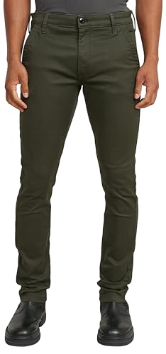 G-STAR Raw - Mens Skinny Chino 3.0, Color Asfalt, Size: 27W x 32L