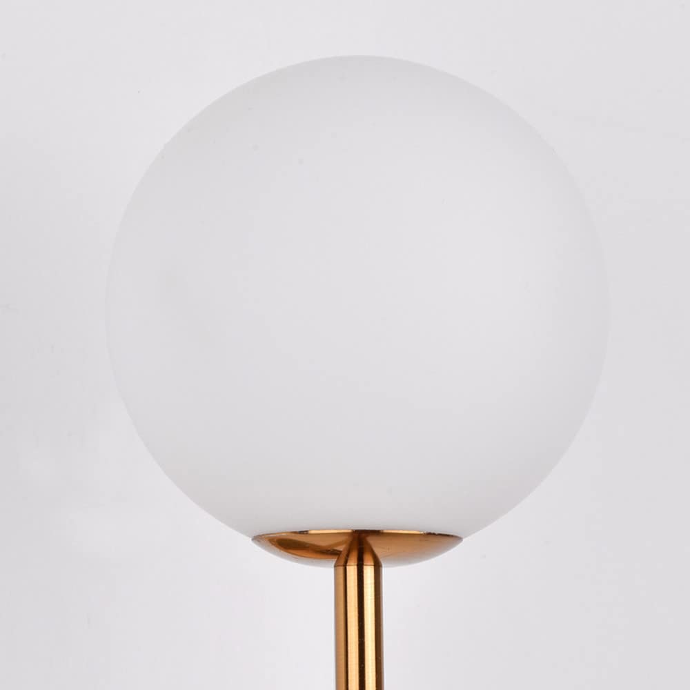 Klobvtt globe wandlamp messing wandkandelaar verlichting witte glazen bol wandlamp schaduw, koperen wandkandelaars moderne wandmontage verlichting, woonkamer slaapkamer restaurant wandlampen Klobvtt globe wandlamp messing wandkandelaar verlichting witte glazen bol wandlamp schaduw, koperen wandkandelaars moderne wandmontage verlichting, woonkamer slaapkamer restaurant wandlampen