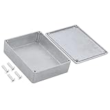 RCGOFOLLOW Gitarren Pedalkoffer, robustes Metall, Stotbox, einfache Montage, hochwertige Aluminiumverarbeitung, einzigartiger Klang für alle Musiker, DIY E Gitarren Effektpedalkoffer