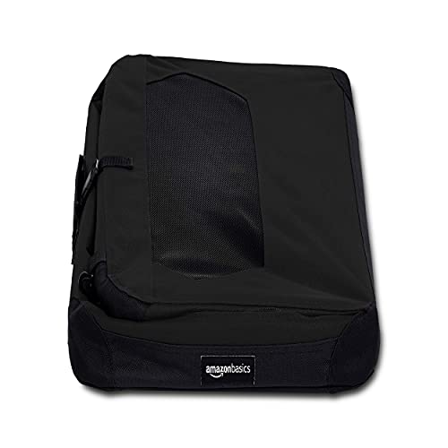 AmazonBasics Premium Folding Portable Soft Pet Crate 26‘, BLACK