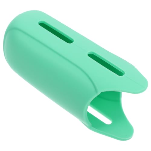 TOYANDONA Funda de Silicona para Plancha y Rizador de Pelo Protector Resistente al Calor Soporte Antideslizante Color Verde Claro Compatible Herramientas de Peluquería Protección Segura