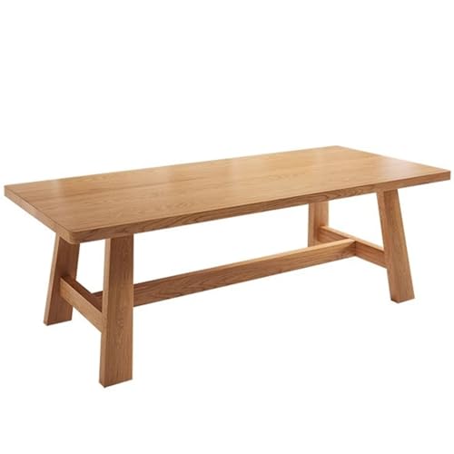 Solid Wood Long Table Simple Living Room Coffee Table Smoothly Polished and Burr-Free Wide Desktop for Greater Ease of use