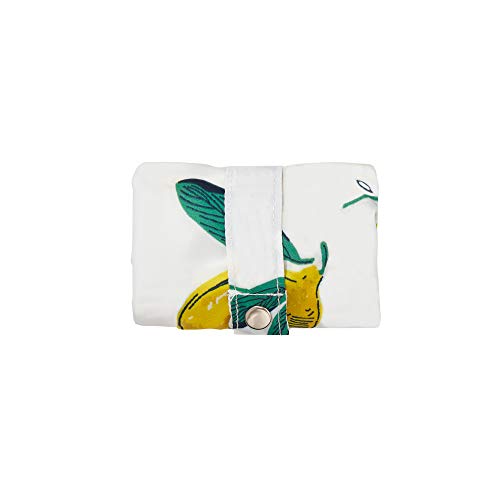 Image of Ulster Weavers - Lemon Foldable Shopping Bag (42 x 46cm) - Fruits Shopping Bag in White - Eco-Friendly - Lemon Tote Bag for Shopping - Reuseable Shopping Bag with Lemons - Lemon Shopping Bag