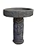 Solid Rock Stoneworks Tiki Birdbath- 20