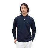 [マンシングウェア] 長袖シャツ 定番 ポロシャツ 襟付き ワンポイント 日本製 ゴルフ MG5FLS00M メンズ NV00(ネイビー)