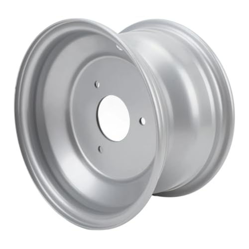 GCLANXI Llanta de aleación de aluminio con 3 orificios y 8 pulgadas, estructura metálica resistente, profesional, for ATV, kart, carrito de golf(Front Hub)