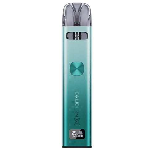 Uwell Caliburn G3 Serene Lake | Vape/E-Zigarette im Pod-System - 2,5ml Tank, 900mAh, OLED-Display, USB-C, SideFill, MTL - Kompakt & Perfekt für Einsteiger