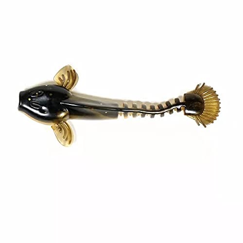 Esche da Pesca morbide, Esca da Pesca Morbida 10 Pezzi Esca Finta for Pesce Pesce 9 cm 6,5 cm Pesca in Silicone Esca Morbida Gonna Coda 2,5 g 5,3 g Esca Artificiale Semplice e Pratico